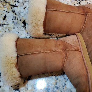 Womens Sheepskin Boots Sz 8 Cozie Steps 
